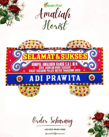 Papan Bunga Ucapan Selamat Tapen