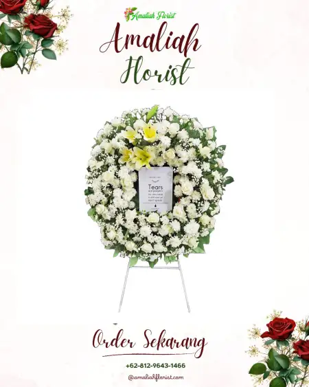 Krans Bunga Duka Tapen